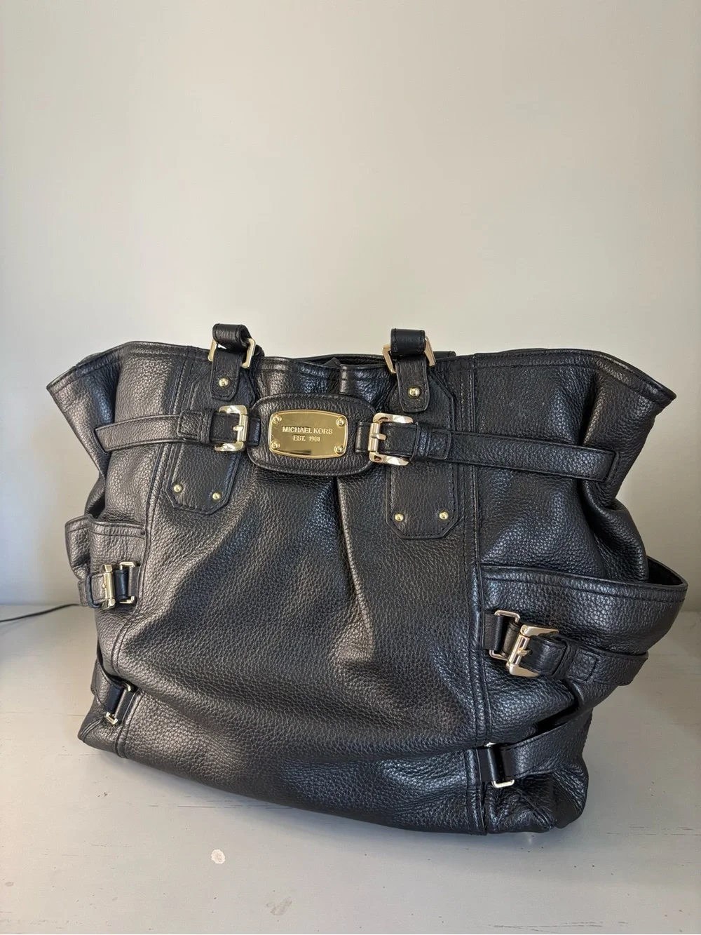 Michael Kors Leather Black Bag